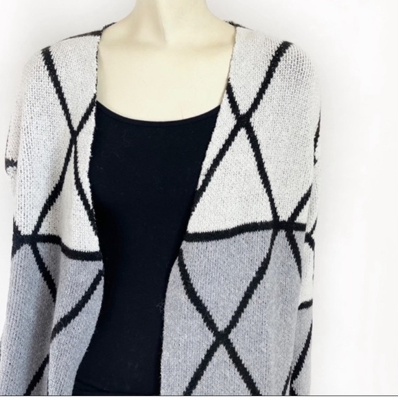 Joseph A Ombre Grid Cardigan size S - Picture 5 of 10